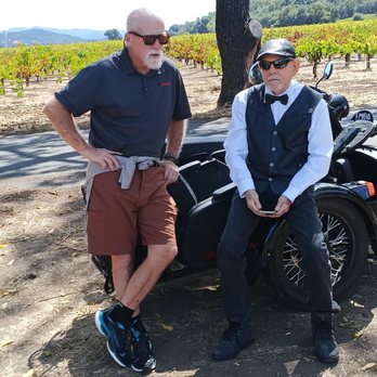 Sidecar Tours - Driver Ron and Mike - Food Tours Near Me - Napa, California Sidecar Tours - Driver Ron and Mike - Food Tours Near Me - Napa, California