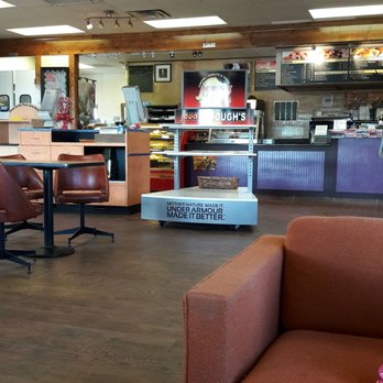 Java Doughs - Repurposed Under Armour display? - Breakfast & Brunch Near Me - Tulsa, Oklahoma