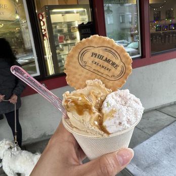 Philmore Creamery - Rose Pistachio gelato - Gelato Near Me - San Francisco, California