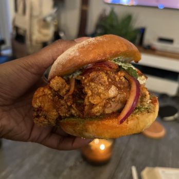 Rowdy Rooster - Fried chicken sando - Indian Near Me - New York, New York