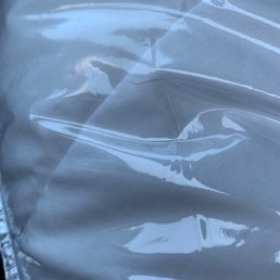 Literal black here inside the bag of my "clean comforter"