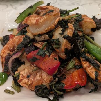 The Kitchen - 紫蘇老虎蝦 Basil Tiger Prawns - Dim Sum Near Me - Millbrae, California