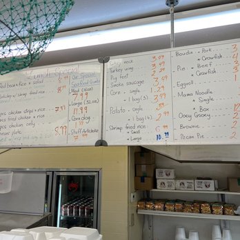 Keith's Seafood - Menu board - Seafood Near Me - Slidell, Louisiana