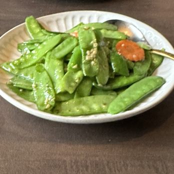 Vivienne's Bistro - Snap Sauteed Snow Pea w/ Garlic - Asian Fusion Near Me - Mercer Island, Washington Vivienne's Bistro - Snap Sauteed Snow Pea w/ Garlic - Asian Fusion Near Me - Mercer Island, Washington