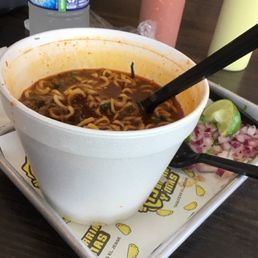 Birria ramen combo....already ate the tacos Birria ramen combo....already ate the tacos