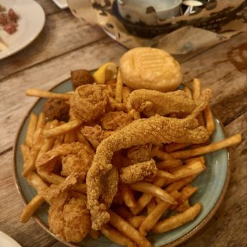T-Johnnys on the River - Catfish & shrimp platter - Cajun/Creole Near Me - Natchitoches, Louisiana T-Johnnys on the River - Catfish & shrimp platter - Cajun/Creole Near Me - Natchitoches, Louisiana