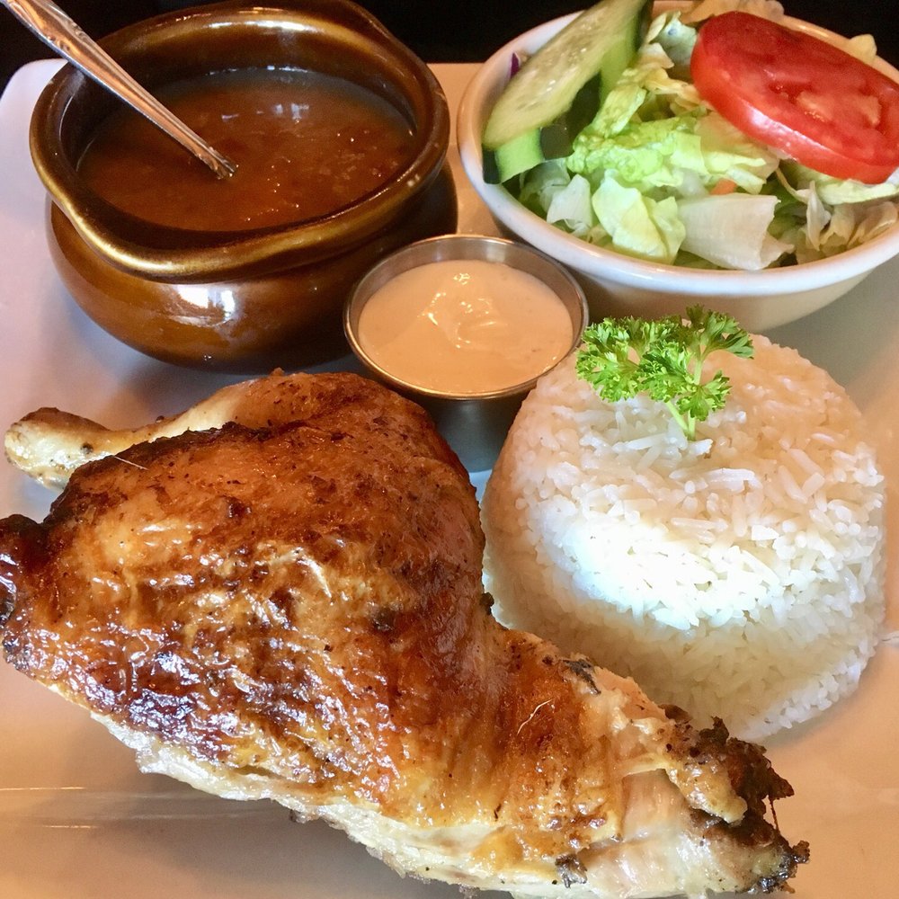 Brazas Chicken - Lunch Special 1/4 Chicken with rice and beans - Latin American Near Me - Orlando, Florida