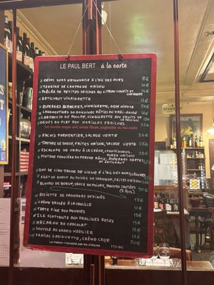 Menu photo 1 Bistrot Paul Bert Paris, 75