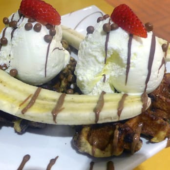 Oliver Brown - BANANA SPLIT WAFFLE - Desserts Near Me - Sydney, NSW