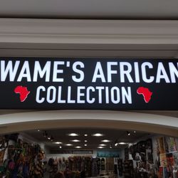 Kwame's African Collection - Kwame's African Collection Display Sign.