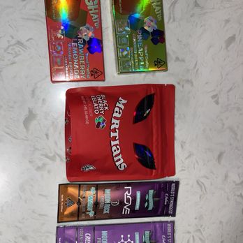 Puff-N-Dash - Half oz Martians black cherry gelato 2x highatus edibles pineapple & strawberry limeade 2x presidential moon rock pre rolls crescendo & waui - Cannabis Dispensaries Near Me - Chula Vista, California
