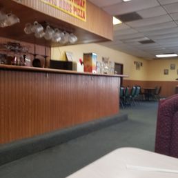the inside of a restaurant