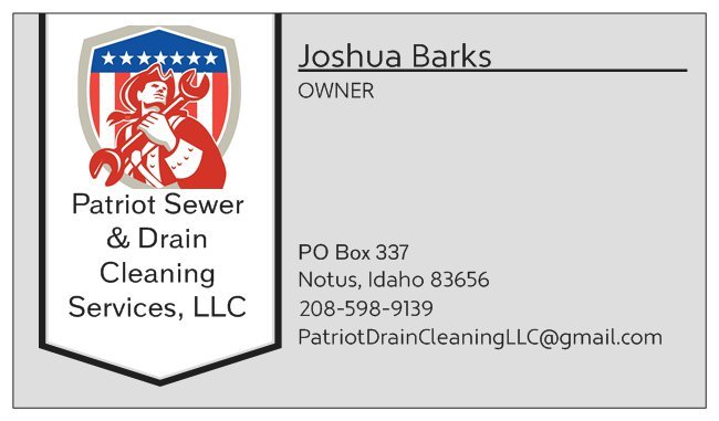 Slide of Patriot Sewer Drain Cleaning