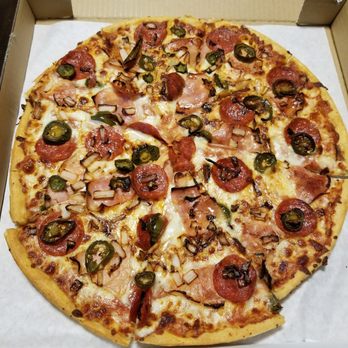 Lj's Pizza Patio - pepperoni, ham, jalapeno, onion - Pizza Near Me - Mesa, Arizona