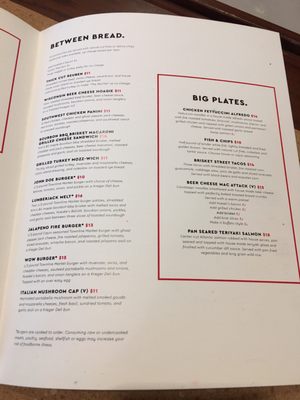 Menu photo 2 Wausau On Water Wausau, WI