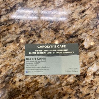 Carolyn's Cafe - Where and how to get to Carolyn's Cafe Restaurant - Breakfast & Brunch Near Me - Redlands, California