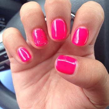 Mon Cheri Nails & Spa - Hot pink gel nails done by Nina! - Nail Salons Near Me - Springfield, Virginia Mon Cheri Nails & Spa - Hot pink gel nails done by Nina! - Nail Salons Near Me - Springfield, Virginia