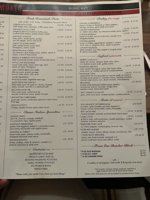 Menu photo 7 Molto Darien Darien, CT