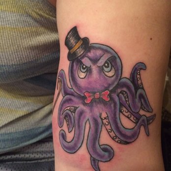 Fine Art Tattoo Studio - My daughters octopus - Tattoo Near Me - Fort Worth, Texas