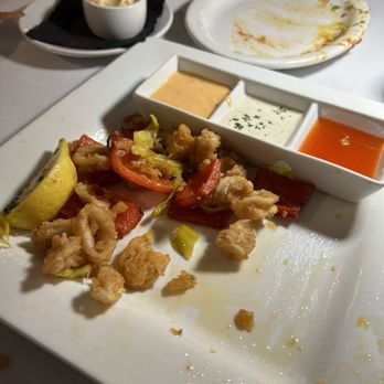 Cotton Calf Kitchen - What's left of the calamari - New American Near Me - Braselton, Georgia