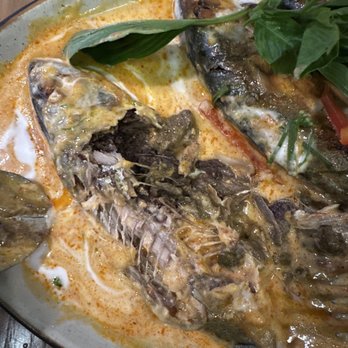 Isarn Thai Soul Kitchen - CHU CHI PLA TOO - Black, Gooey Mackerel- Horrible! - Thai Near Me - Seattle, Washington