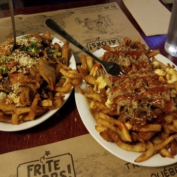 Frite Alors - La Menace Nucléaire - left La Montréalais - right - Burgers Near Me - Montreal, Quebec