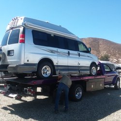 Clark's Towing - Aldo making sure it is secure. Good work Aldo and Thank you.