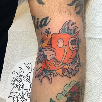 Atomic Tattoos - Magikarp by Tattys_by_Trent - Tattoo Near Me - Clearwater, Florida