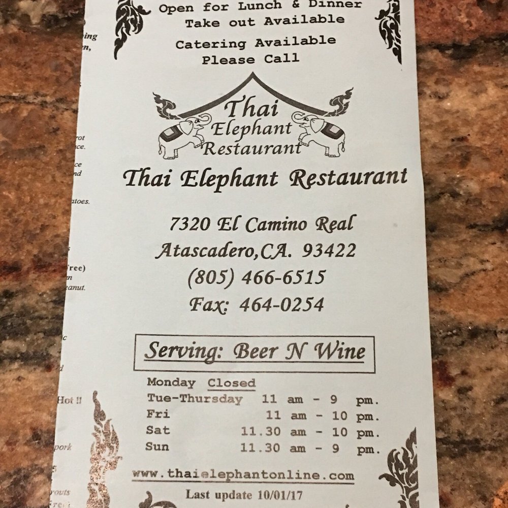 Thai Elephant Restaurant - Thai Near Me - Atascadero, California Thai Elephant Restaurant - Thai Near Me - Atascadero, California