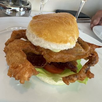 Geronimo - Maryland soft shell crab BLT special - French Near Me - Santa Fe, New Mexico