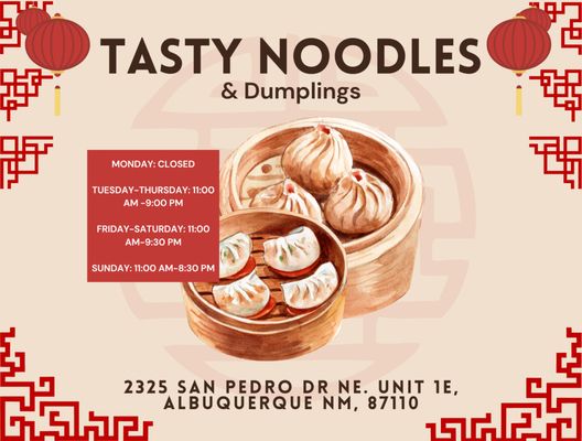 Tasty Noodles & Dumplings by null