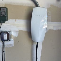 Tesla ev charger installed Tesla ev charger installed