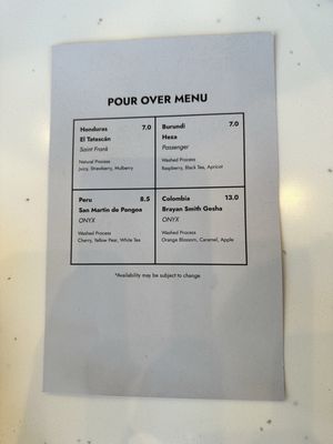 Menu photo 2 Common Craft Coffee Morgan Hill, CA