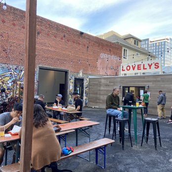 Two Pitchers Brewing - Outside area shared - Beer Gardens Near Me - Oakland, California Two Pitchers Brewing - Outside area shared - Beer Gardens Near Me - Oakland, California