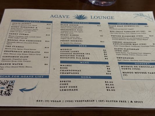 Menu photo 2 Agave Lounge Colorado Springs, CO Menu photo 2 Agave Lounge Colorado Springs, CO