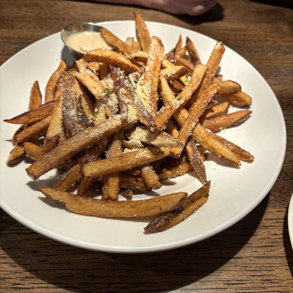 Dogfish Head Brewings & Eats - Parmesan truffle fries - American Near Me - Rehoboth Beach, Delaware Dogfish Head Brewings & Eats - Parmesan truffle fries - American Near Me - Rehoboth Beach, Delaware
