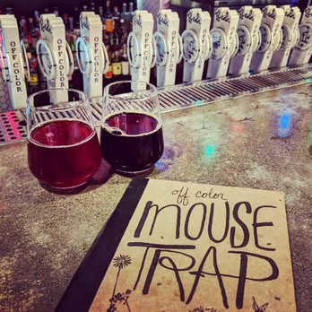 Off Color Brewing - Mousetrap - Staveyard Framboise and Dino Smores - Breweries Near Me - Chicago, Illinois Off Color Brewing - Mousetrap - Staveyard Framboise and Dino Smores - Breweries Near Me - Chicago, Illinois