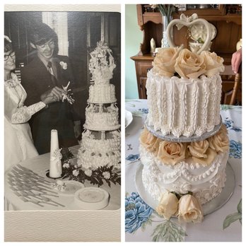 Angela's Eccentric Kitchen - a bride and groom cutting their wedding cake - Bakeries Near Me - Santee, California