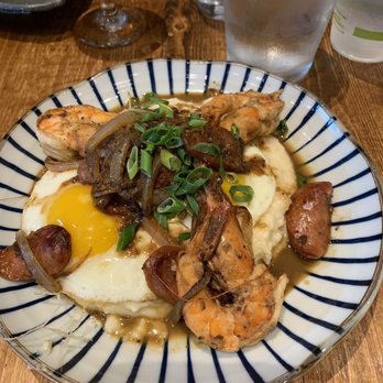 Scratch Kitchen - Creole Shrimp n' Sausage Brunch - Breakfast & Brunch Near Me - Honolulu, Hawaii