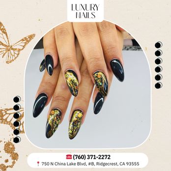 Luxury Nails - A clean mani with a whisper of mystery -- perfect for cozy fall nights. Subtle Halloween vibes for those who love simple style. Book now! - Nail Salons Near Me - Ridgecrest, California Luxury Nails - A clean mani with a whisper of mystery -- perfect for cozy fall nights. Subtle Halloween vibes for those who love simple style. Book now! - Nail Salons Near Me - Ridgecrest, California