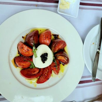 La Bicyclette - Tomatoe salad - French Near Me - Carmel, California
