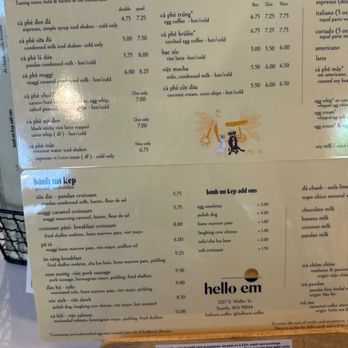 Hello Em Viet Coffee & Roastery - 3/11/25 menu - Coffee Roasteries Near Me - Seattle, Washington Hello Em Viet Coffee & Roastery - 3/11/25 menu - Coffee Roasteries Near Me - Seattle, Washington