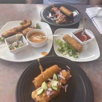 Top Thai - Spring Rolls Chicken Satay - Thai Near Me - Wenatchee, Washington