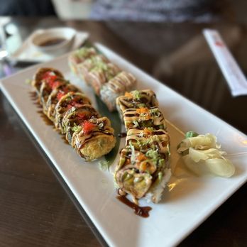 Sushiya Japan - a plate of sushi rolls - Japanese Near Me - Charlotte, North Carolina