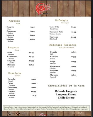 Menu photo 3 Pa’l 22 Añasco, PR