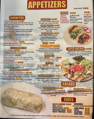 Menu photo 4 La Roca Del Mar Newport, OR Menu photo 4 La Roca Del Mar Newport, OR