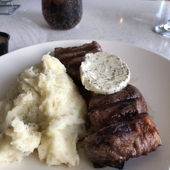 Eighteen at the Radisson - 10 oz NY Strip with whipped potatoes - Steakhouses Near Me - Covington, Kentucky Eighteen at the Radisson - 10 oz NY Strip with whipped potatoes - Steakhouses Near Me - Covington, Kentucky