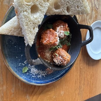 BellaBrava  - Trattoria Meatballs. That focaccia!! - Italian Near Me - St. Petersburg, Florida