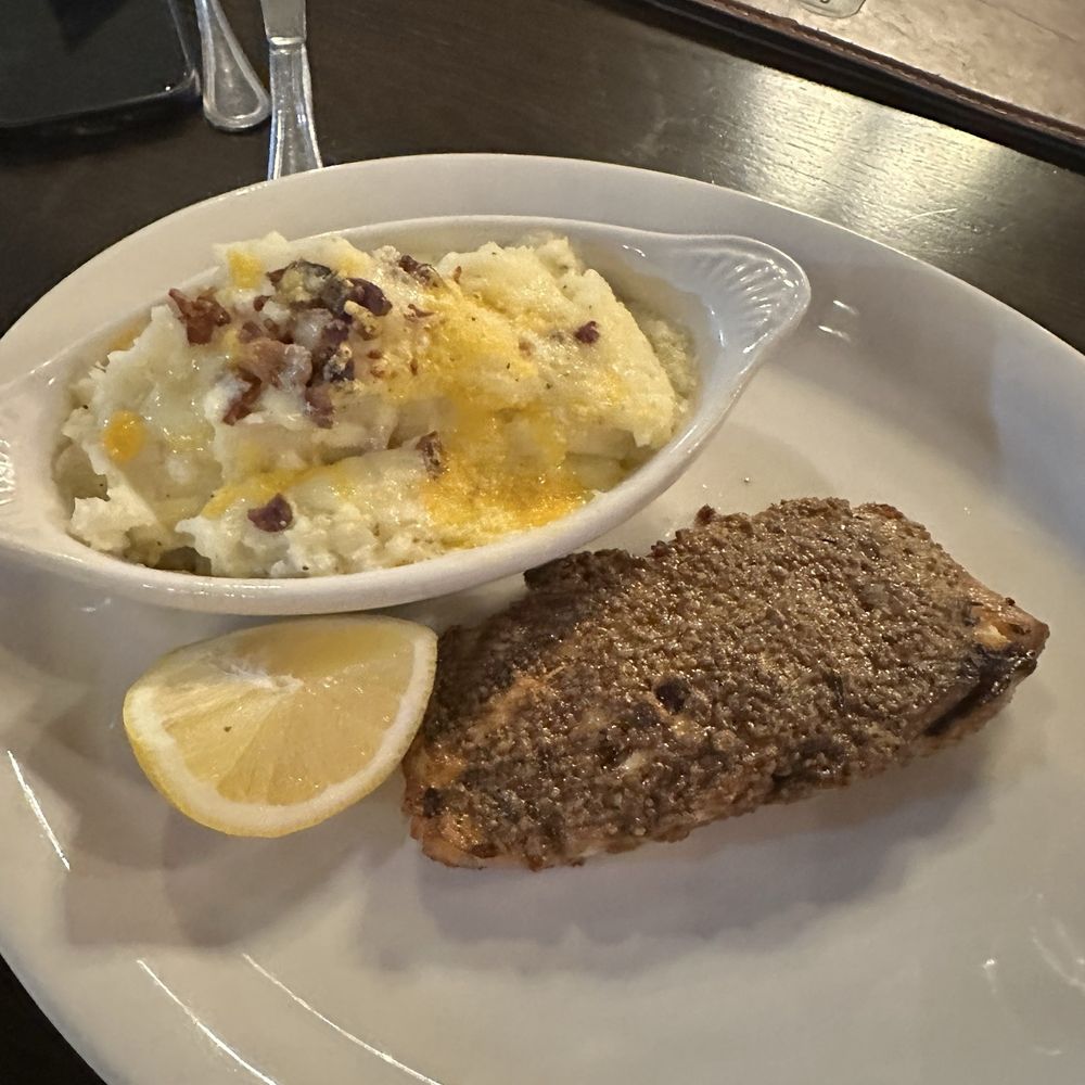 LeTara Grill & Bar - Plank salmon and loaded potatoes delish - Bars Near Me - Haslet, Texas LeTara Grill & Bar - Plank salmon and loaded potatoes delish - Bars Near Me - Haslet, Texas