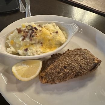 LeTara Grill & Bar - Plank salmon and loaded potatoes delish - Bars Near Me - Haslet, Texas